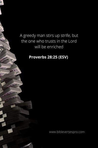 Proverbs 28_25 - Selfishness