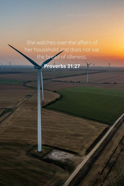 Proverbs 31_27  - Fruitful and Productive