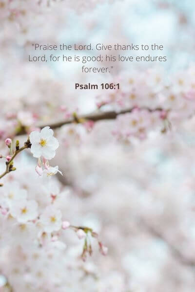 Psalm 106_1 - Give thanks even in little things