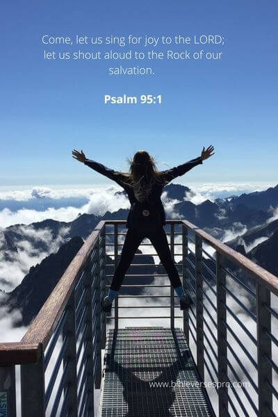 Psalm 95_1-2 - Expressing gratitude and praise