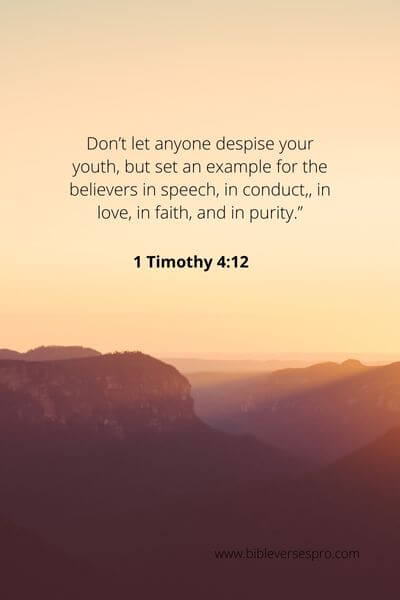 1 Timothy 4_12 - Your Lifestyle Should Also Speak Positively About You