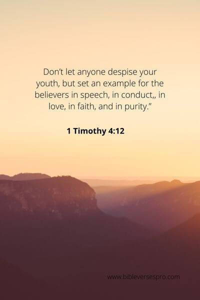 1 Timothy 4_12 - Your lifestyle should also speak positively about you