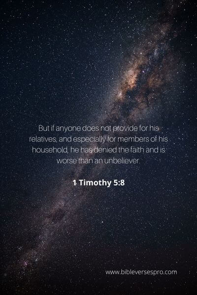 1 Timothy 5_8 - Give thanks to God for His provision in our family
