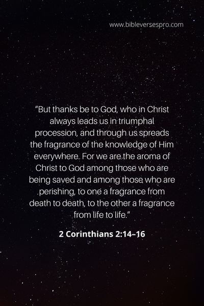2 Corinthians 2_14–16 - Glorify the name of the Lord at all times