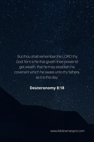 Deuteronomy 8_18 - Be Aware Of God'S Hand At Work In Our Lives