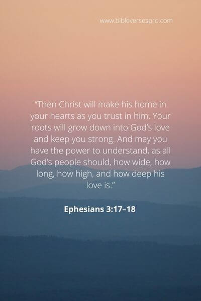 Ephesians 3_17–18 - He will make your heart His home