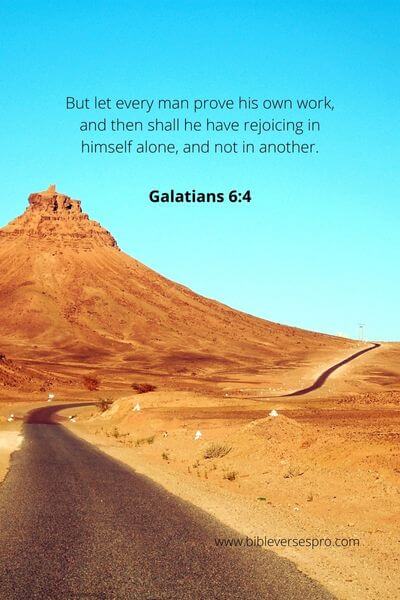 Galatians 6_4 - Comparing Oneself To Others Can Breed Jealousy