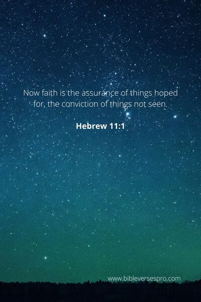 Hebrews 11_1 - There is a plan for you