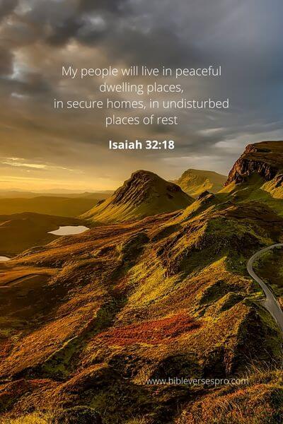 Isaiah 32_18 - Go To The Lord With Your Requests