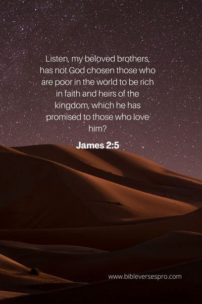 James 2_5 - Take everyone as your brother and sister