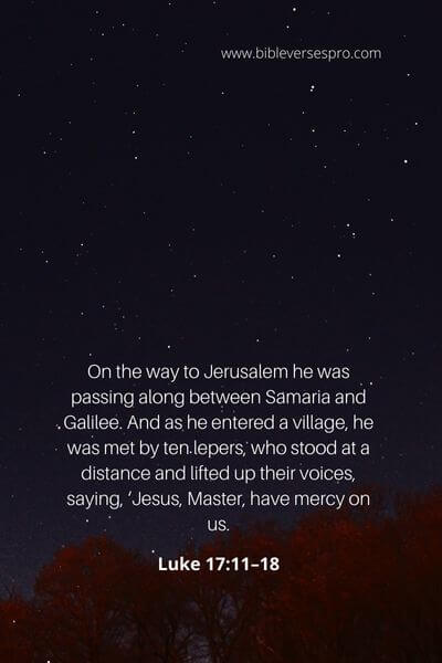 Luke 17_11–18 - Gratefulness is a wonderful feeling