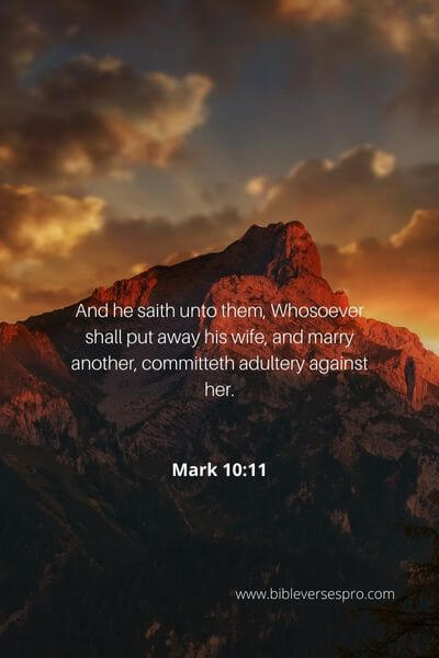 Mark 10_11 - The Mosaic law allows for divorce for indecency in the wife