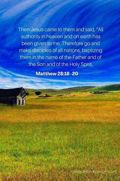 Matthew 28_18–20