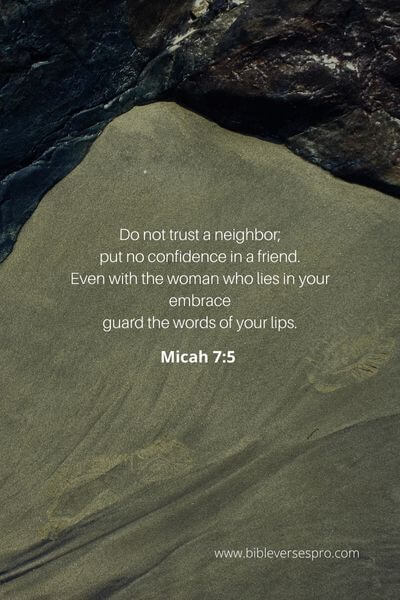 Micah 7_5 - Go To The Lord For Peace