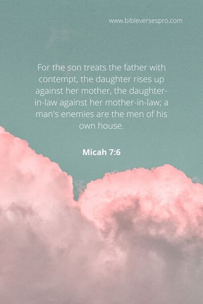 Micah 7_6 - Conflict Exists