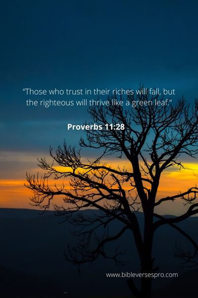 Proverbs 11_28 - Remember that riches are gifts from God