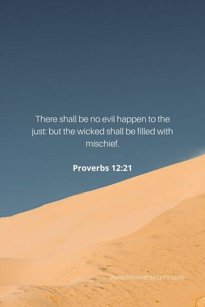 Proverbs 12_21 - Good And Evil