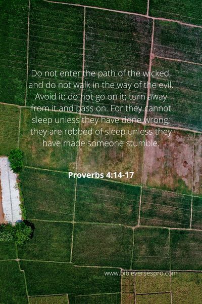 Proverbs 4_14-17 - Stay Away From The Wicked'S Way