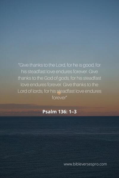 Psalm 136_ 1–3 - Thanksgiving is significant