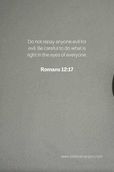 Romans 12_17 - We Must Resist Our Natural Human Instinct For Revenge