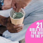 BIBLE VERSES FOR GIVING TO THE POOR