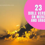 BIBLE VERSES ON MERCY AND GRACE