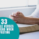 BIBLE VERSES TO READ WHEN FASTING