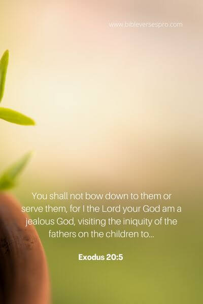 Exodus 20_5 