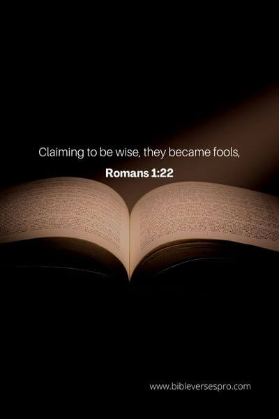 Romans 1_22