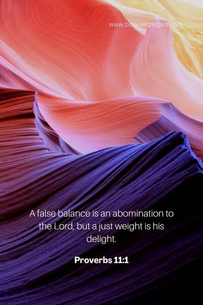 Proverbs 11_1 