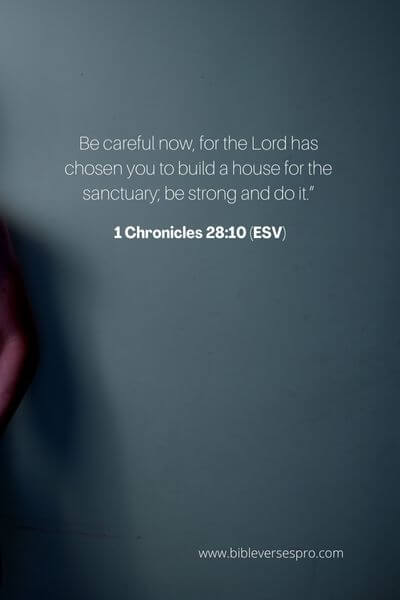 1 Chronicles 28_10 (Esv)