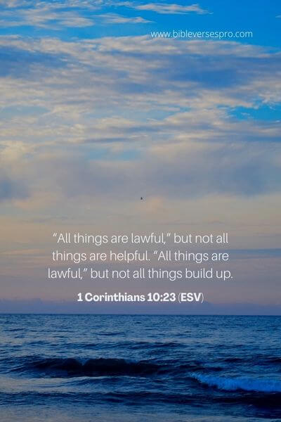 1 Corinthians 10_23 (Esv)