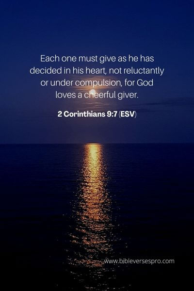 2 Corinthians 9_7 (Esv) 