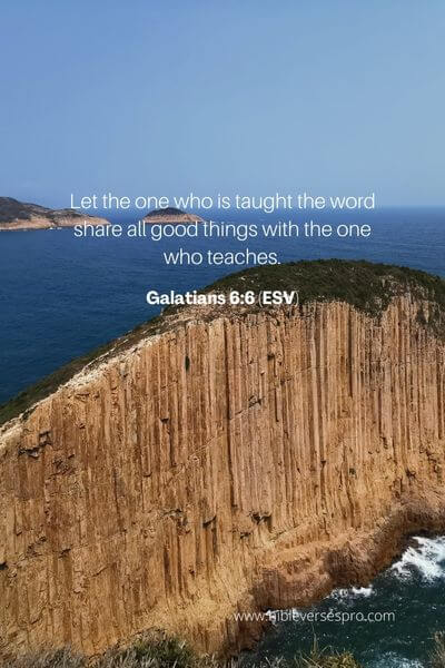 Galatians 6_6 (Esv)