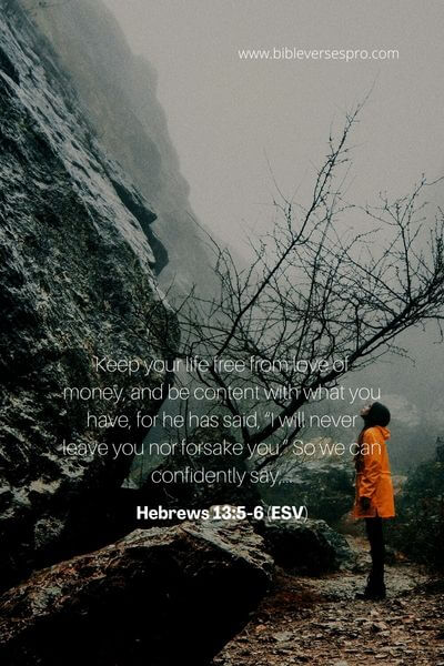 Hebrews 13_5-6 (Esv)
