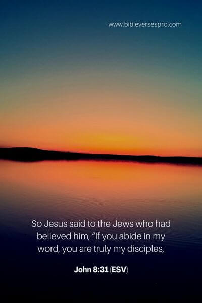 John 8_31 (Esv)