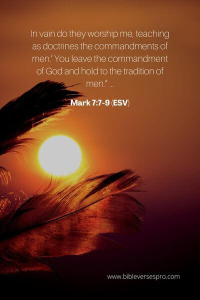 Mark 7_7-9 (Esv)