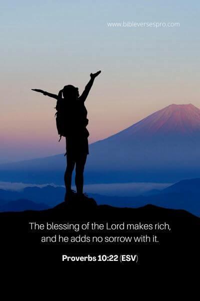 Proverbs 10_22 (ESV) 