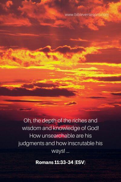 Romans 11_33-34 (ESV)
