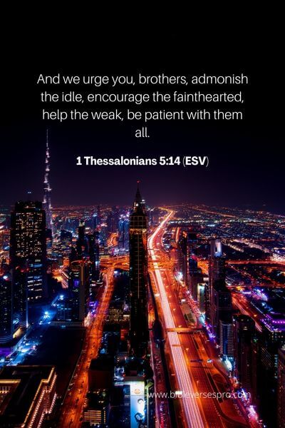 1 Thessalonians 5_14 (Esv)