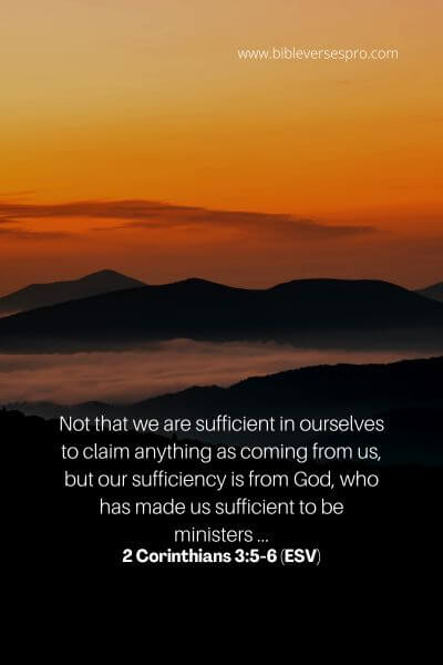 2 Corinthians 3_5-6 (ESV)