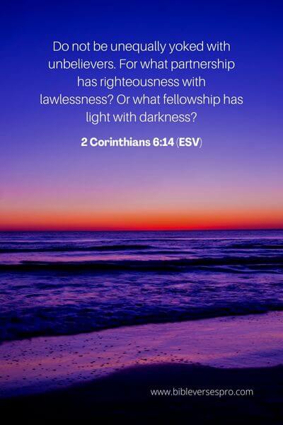 2 Corinthians 6_14 (Esv)