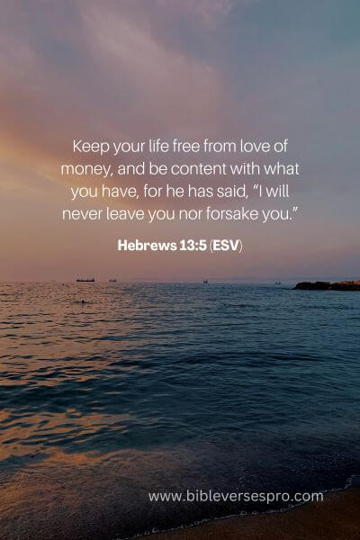 Hebrews 13_5 (Esv)