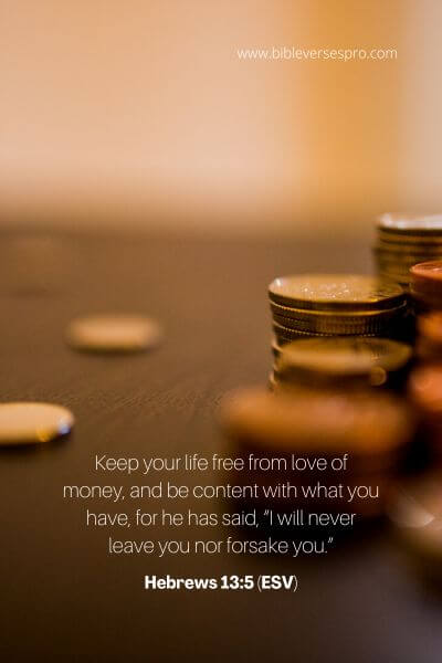 Hebrews 13_5 (Esv)