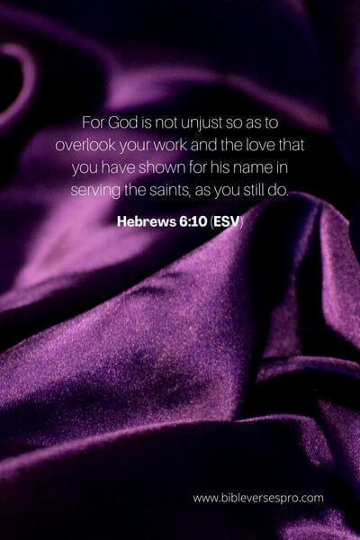 Hebrews 6_10 (Esv)