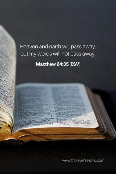 Matthew 24_35 (Esv)