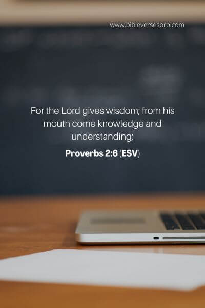 Proverbs 2_6 (Esv)