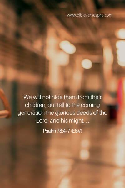 Psalm 78_4-7 (Esv)