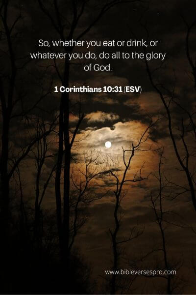 1 Corinthians 10_31 (Esv)