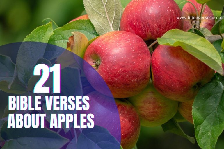 21 Important Bible Verses About Apples